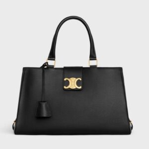 Celine Medium Appoline Bag in Supple Calfskin Black