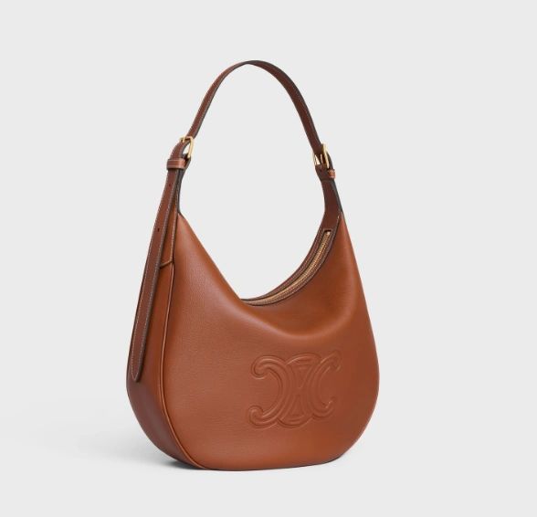 Celine HELOISE CUIR TRIOMPHE BAG IN SUPPLE CALFSKIN TAN - Image 3