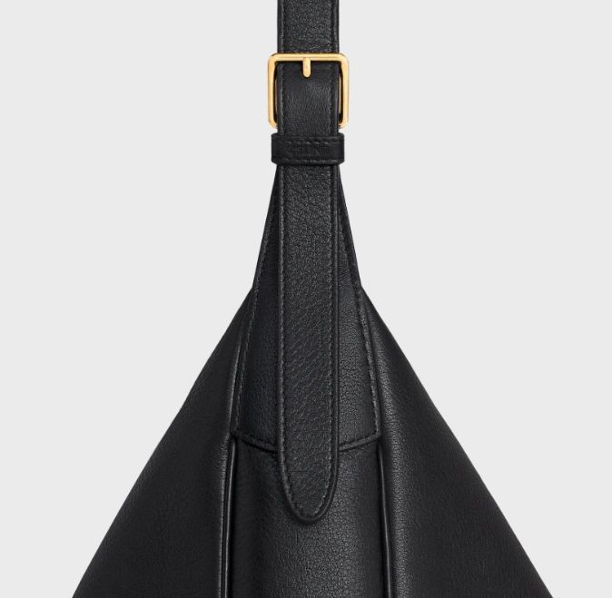 Celine HELOISE CUIR TRIOMPHE BAG IN SUPPLE CALFSKIN BLACK - Image 4