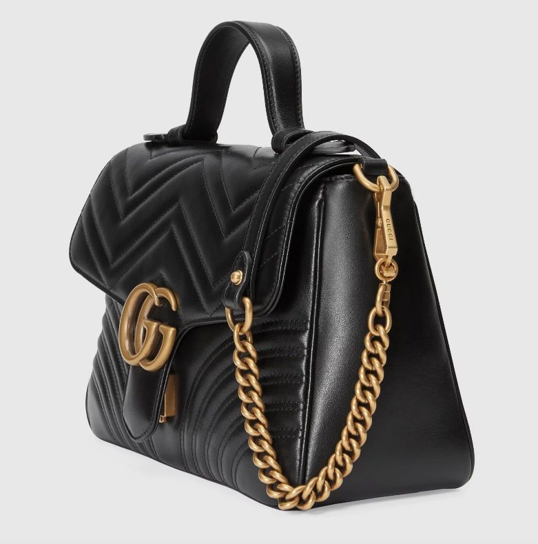 Gucci GG Marmont Small Top Handle Bag black - Image 3