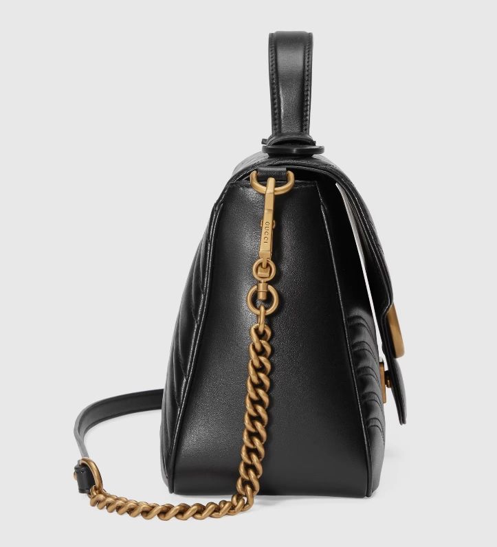 Gucci GG Marmont Small Top Handle Bag black - Image 4