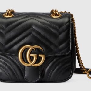 Gucci GG Marmont Mini Shoulder Bag black
