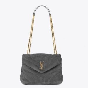 Saint Laurent Loulou Small in Quilted Suede bags