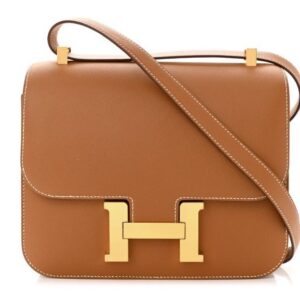 Hermès Constance 24 Gold Bag – Brown Leather with Gold Hardware (Brand New)