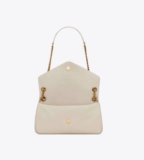 Saint Laurent CALYPSO IN PLUNGED LAMBSKIN white - Image 4
