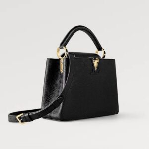 LOUIS VUITTON Capucines BB bag black