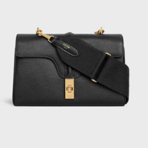 Celine Teen soft 16 IN SMOOTH CALFSKIN color black