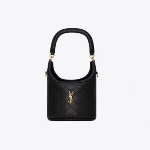 Saint Laurent gaby bucket bag in LAMBSKIN