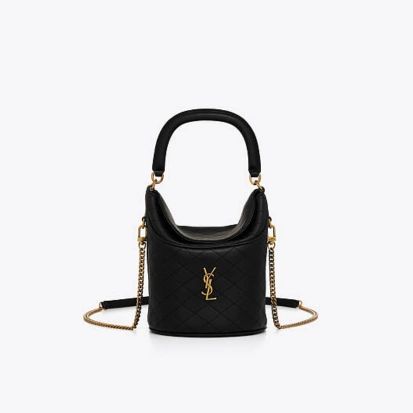 Saint Laurent gaby bucket bag in LAMBSKIN - Image 2
