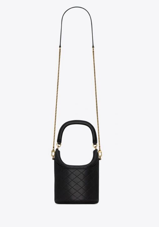 Saint Laurent gaby bucket bag in LAMBSKIN - Image 3