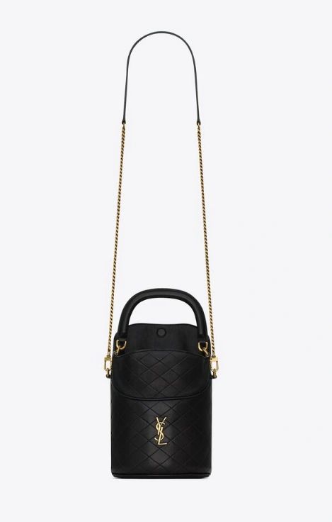 Saint Laurent gaby bucket bag in LAMBSKIN - Image 4