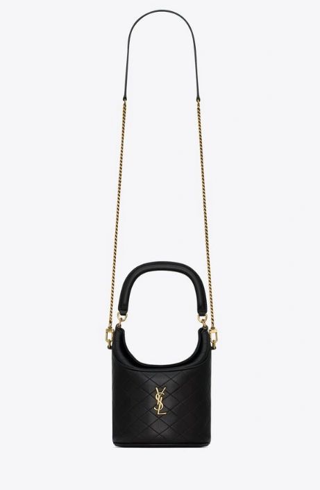 Saint Laurent gaby bucket bag in LAMBSKIN - Image 6