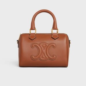 Celine small Boston in smooth calfskin tan
