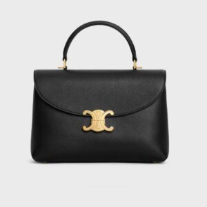 Celine medium Nino bag in supple calfskin black