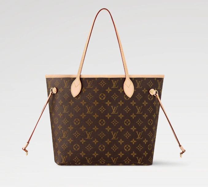 louis vuitton neverfull MM rose beige