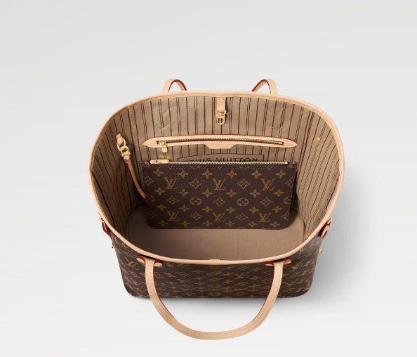 louis vuitton neverfull MM rose beige - Image 3