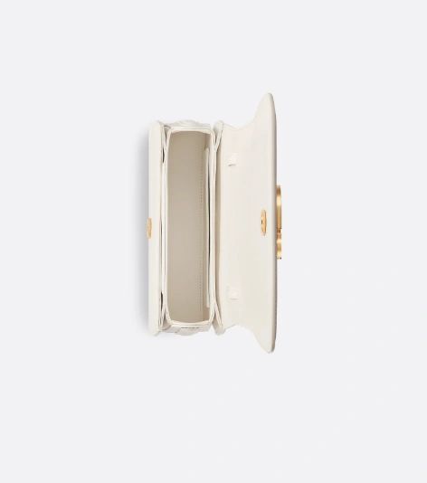 Dior Medium 30 Montaigne Avenue Top Handle Bag white - Image 4