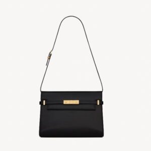 Saint Laurent Manhattan Small Bag in Box Saint Laurent Leather Black Full Set Authentic