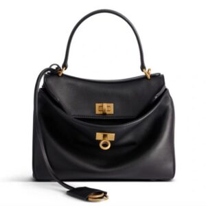 Balenciaga WOMEN'S RODEO MINI HANDBAG IN BLACK