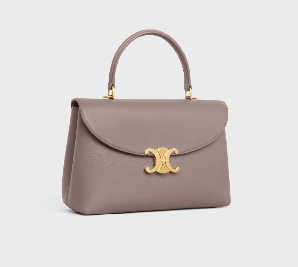 Celine medium Nino bag in supple calfskin PEBBLE - Image 3