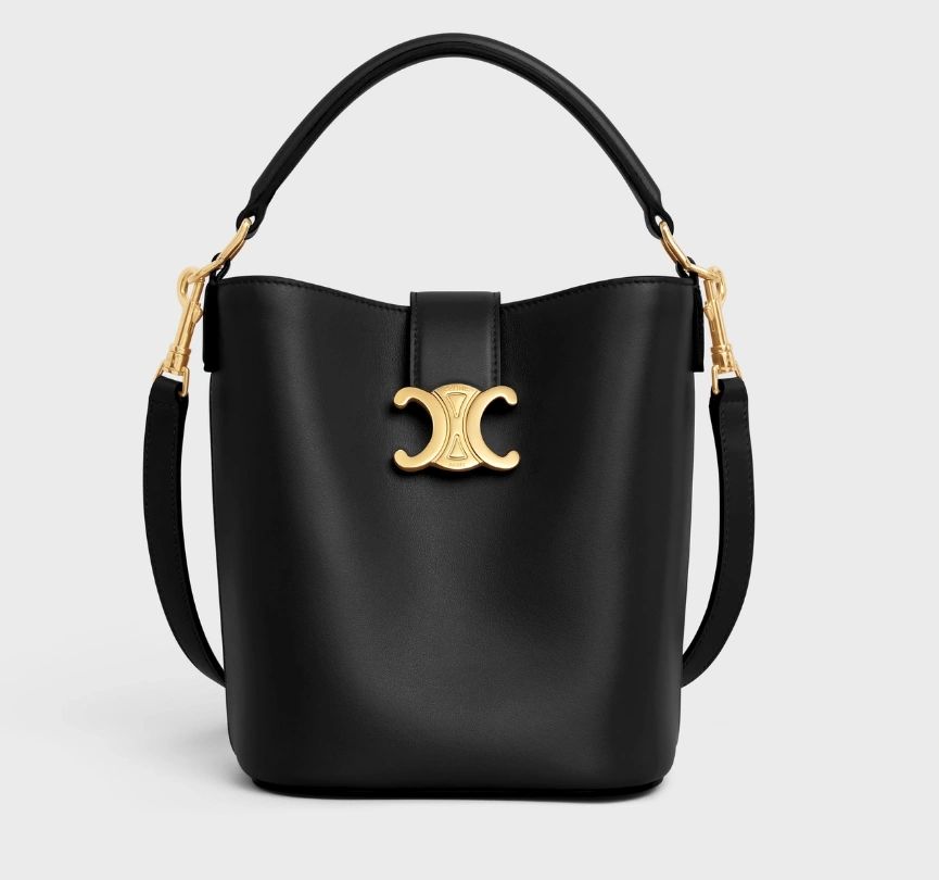 Celine small Louise in smooth calfskin black