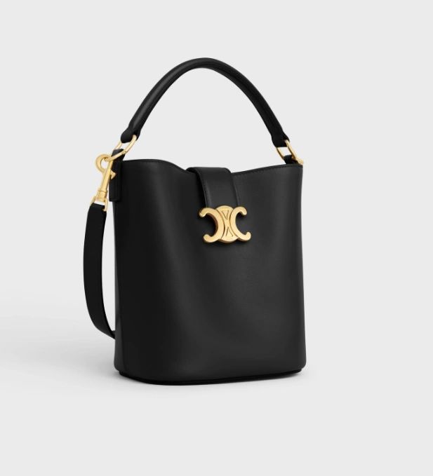 Celine small Louise in smooth calfskin black - Image 3