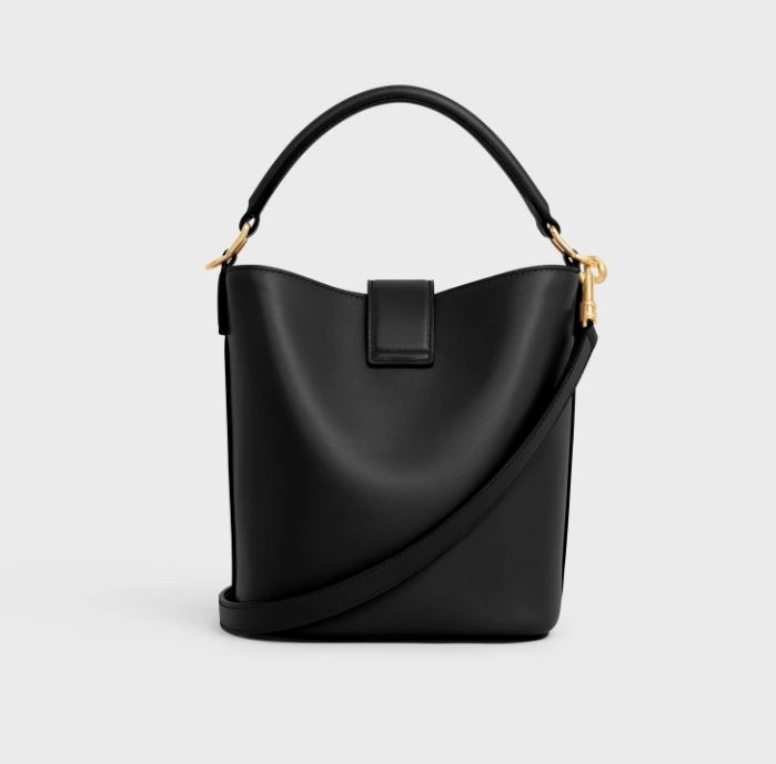 Celine small Louise in smooth calfskin black - Image 2