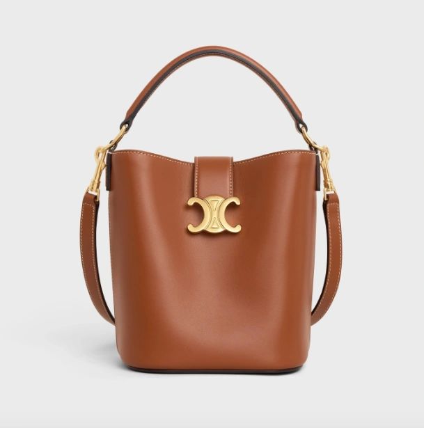 Celine small Louise in smooth calfskin tan
