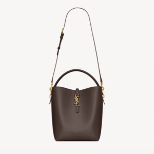 Saint Laurent LE 37 IN SHINY LEATHER ARABICA