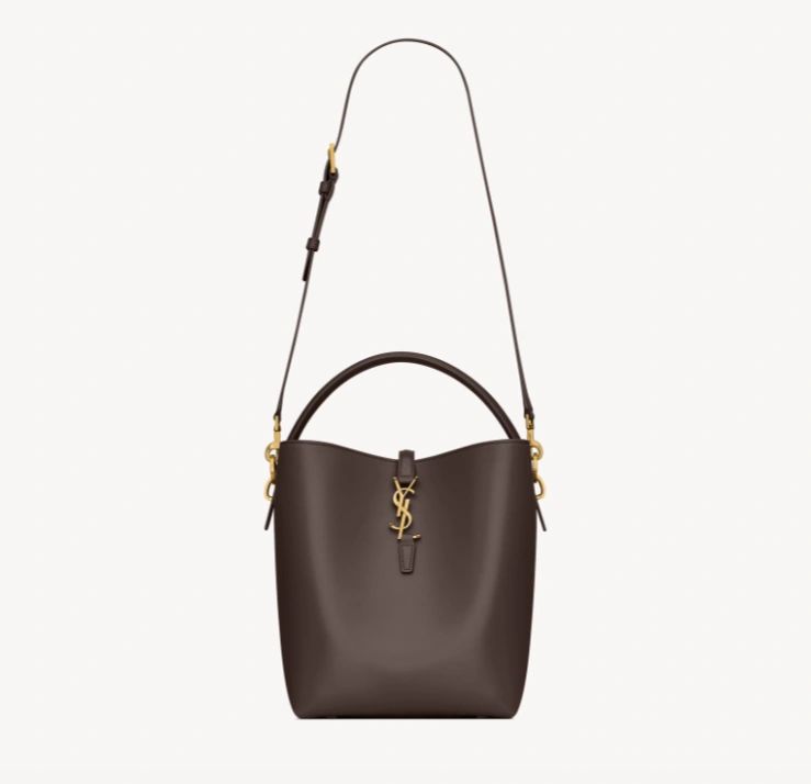 Saint Laurent LE 37 IN SHINY LEATHER ARABICA