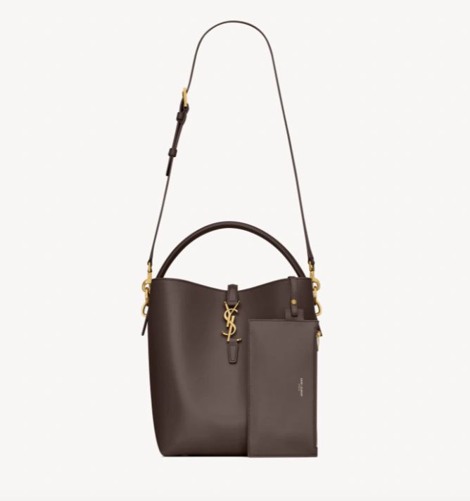 Saint Laurent LE 37 IN SHINY LEATHER ARABICA - Image 3