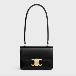Celine Teen Garance bag in patent black
