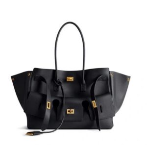 BALENCIAGA BEL AIR MEDIUM CARRY ALL BAG black