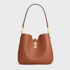 Celine SMALL CAMILLE 16 SOFT BAG IN SMOOTH CALFSKIN Tan