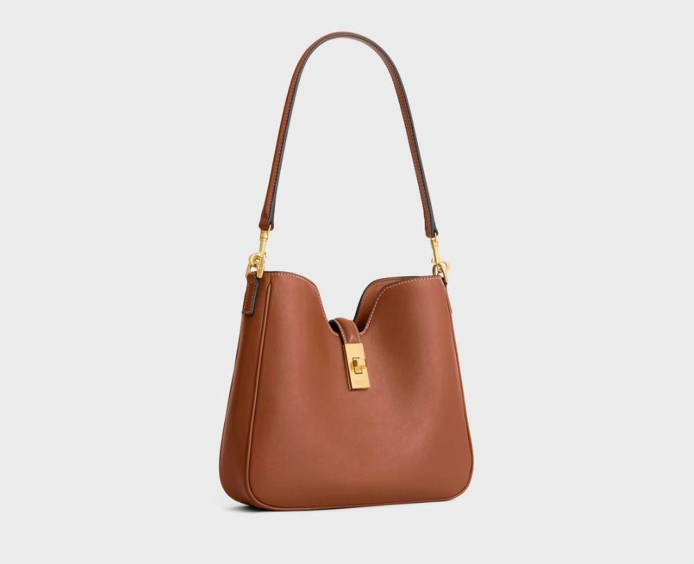 Celine SMALL CAMILLE 16 SOFT BAG IN SMOOTH CALFSKIN Tan - Image 3