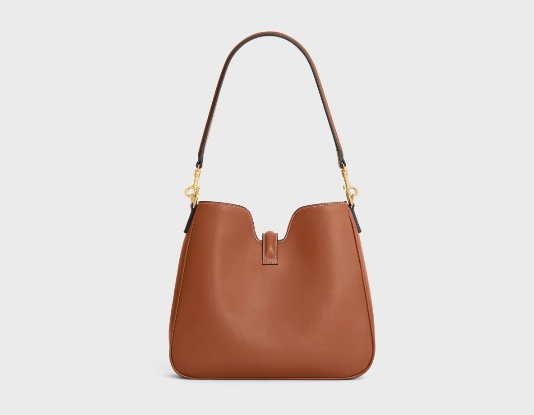 Celine SMALL CAMILLE 16 SOFT BAG IN SMOOTH CALFSKIN Tan - Image 2