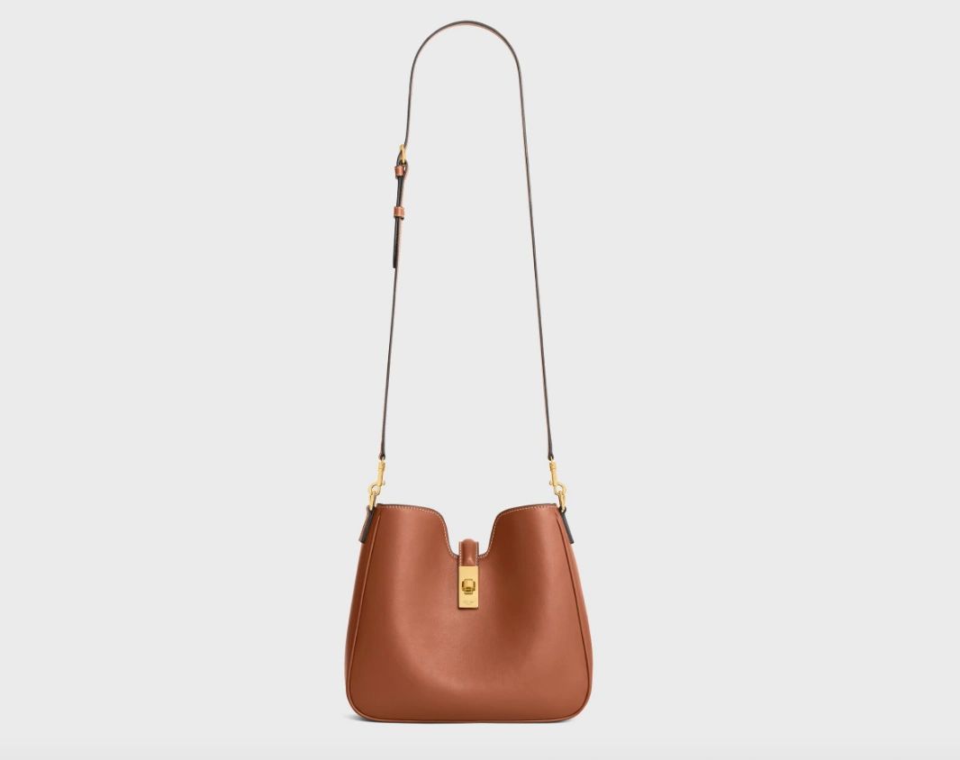 Celine SMALL CAMILLE 16 SOFT BAG IN SMOOTH CALFSKIN Tan - Image 4