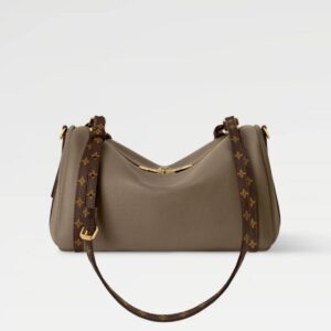 Louis Vuitton Express PM Handbag Smoke Epi Leather Floral Strap Gold-Tone New M26360