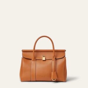 Loro Piana Loom L25 Calfskin Bag – Warm Tan / Sun Gold (Brand New)
