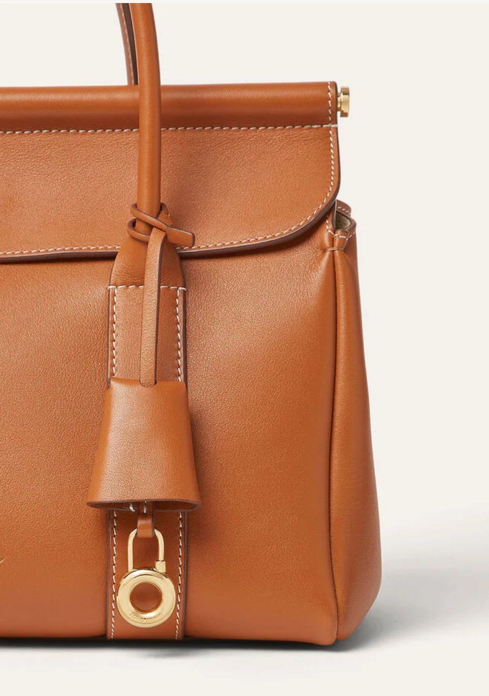 Loro Piana Loom L25 Calfskin Bag – Warm Tan / Sun Gold (Brand New) - Image 3