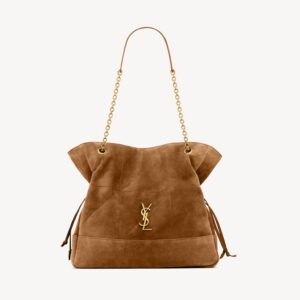 YSL Jamie Shopping in Suede Medium — Luxury Suede Tote Bag | Saint Laurent Designer Essential