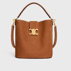 CELINE MEDIUM BUCKET LOUISE IN NUBUCK CALFSKIN