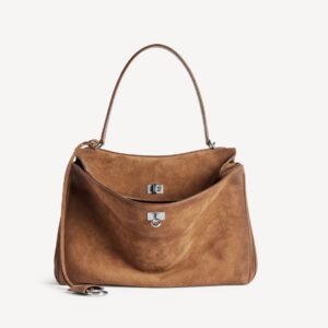 Balenciaga Women's Rodeo Handbag Medium in Camel