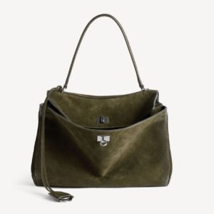 Balenciaga Women's Rodeo Handbag Medium in Khaki