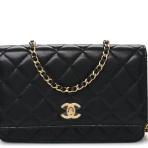 Chanel Timeless Classique Wallet on Chain Bag – Black Leather (Brand New)