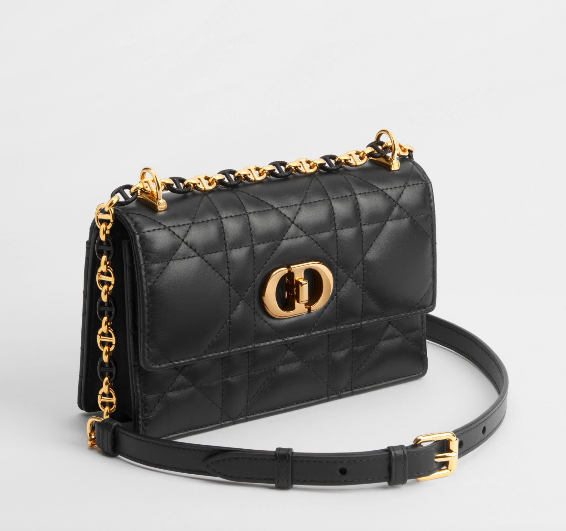 Dior Miss Caro Mini Bag Black Macrocannage Lambskin – Brand New - Image 2