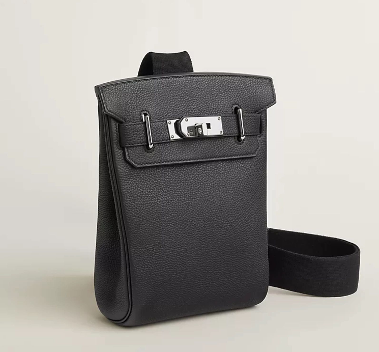 Hermès Hac à Dos PM Backpack – Black Togo Leather Brand New - Image 3