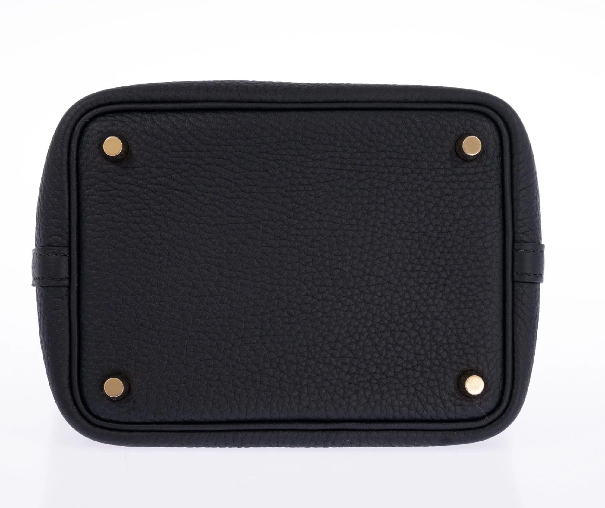Hermès Picotin Lock 18 Black Clemence Gold Hardware - Image 4