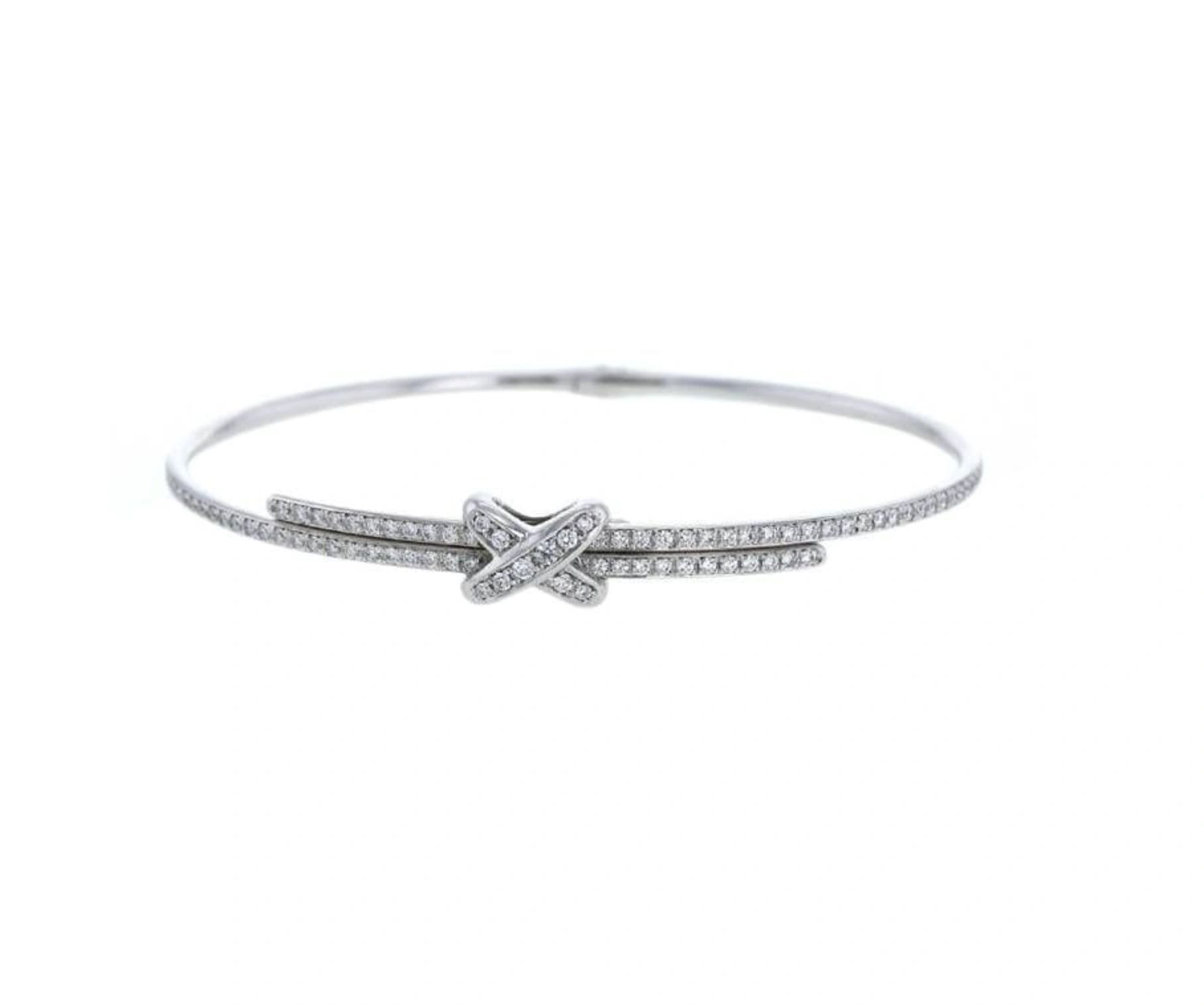 Chaumet Jeux de Liens bracelet White gold, diamonds - Image 2