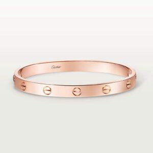 Cartier LOVE Bracelet, Classic Model – 18K Rose Gold, Width 6.1 mm, Size 18